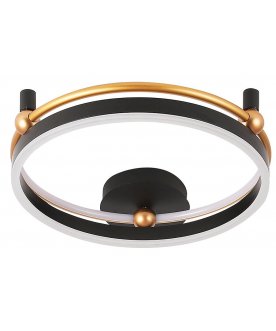 Потолочный светильник FERNANDO PL48W LED BLACK/GOLD