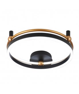 Потолочный светильник FERNANDO PL48W LED BLACK/GOLD