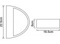 Уличный настенный светильник Vega 32123