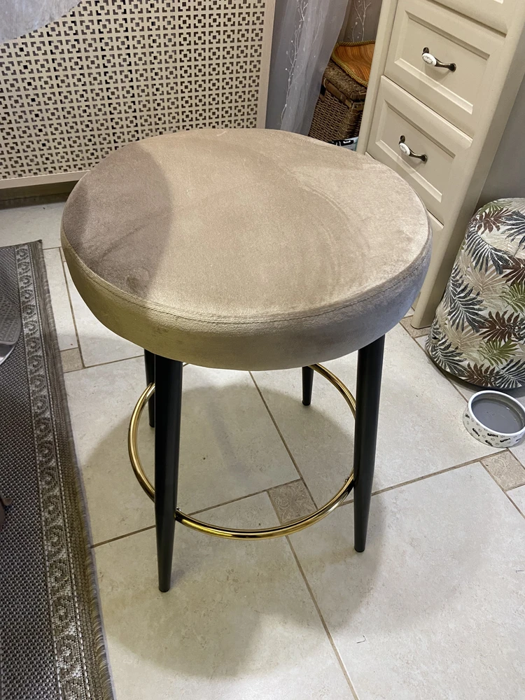 Барный стул Plato white fabric фото покупателя 4
