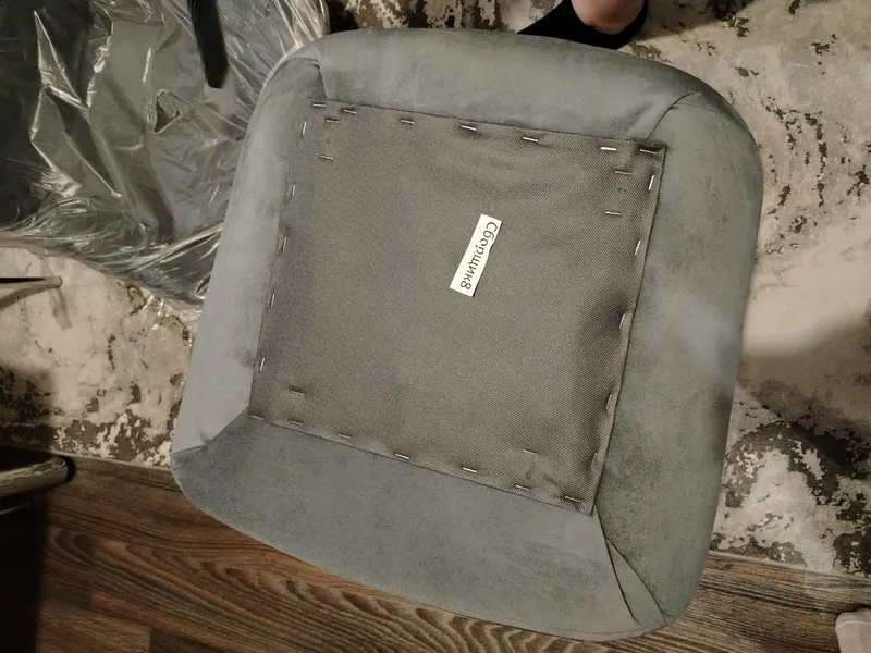 Комплект стульев Стронг 4 шт темно-серый / черный фото покупателя 40