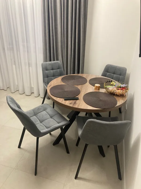 Комплект стульев крутящихся Форт 2 шт розовый (hl 41) / 1П белый каркас фото покупателя 93