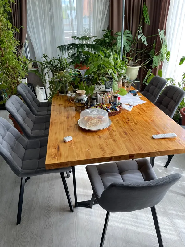 Комплект стульев крутящихся Форт 2 шт розовый (hl 41) / 1П белый каркас фото покупателя 156