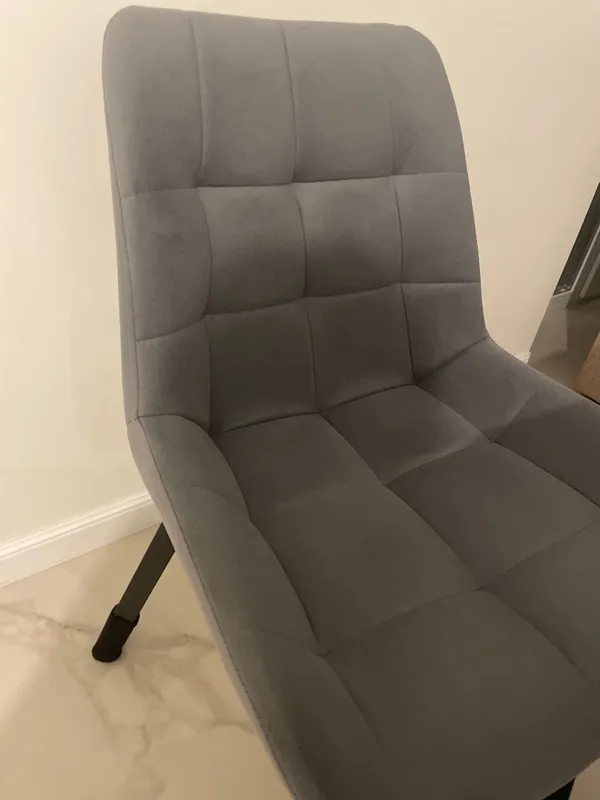 Комплект стульев крутящихся Форт 2 шт розовый (hl 41) / 1П белый каркас фото покупателя 66