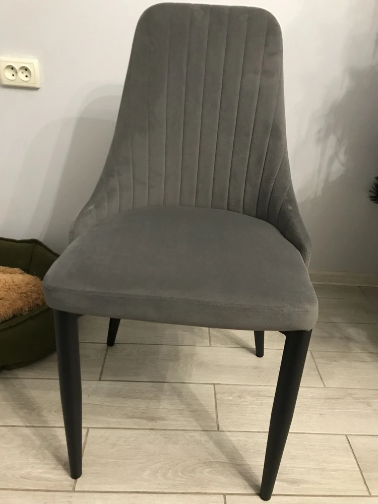 Стул на металлокаркасе Kora white / gray фото покупателя 36