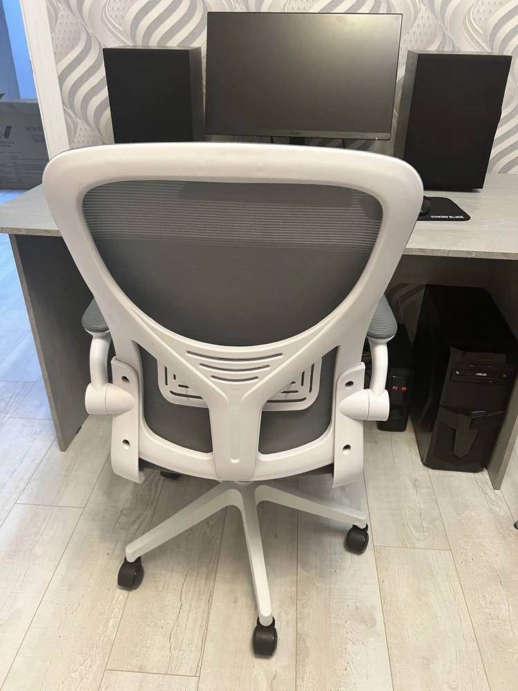 Компьютерное кресло Konfi light gray / blue / white фото покупателя 16