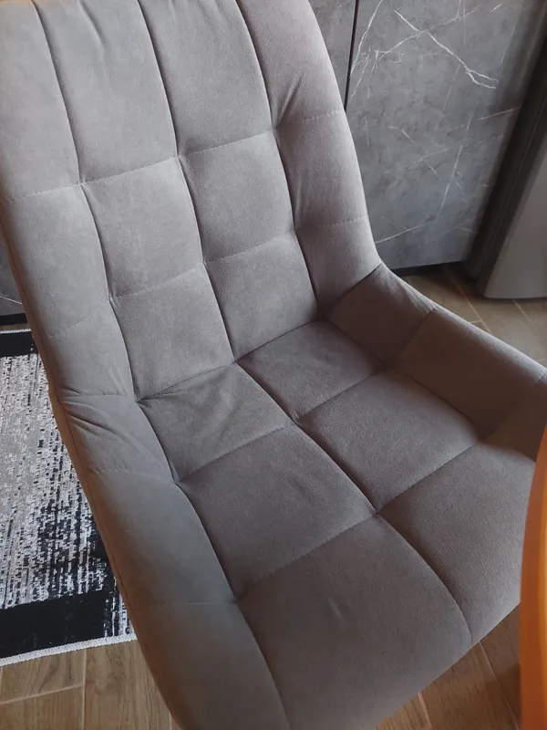 Комплект стульев крутящихся Форт 2 шт розовый (hl 41) / 1П белый каркас фото покупателя 39