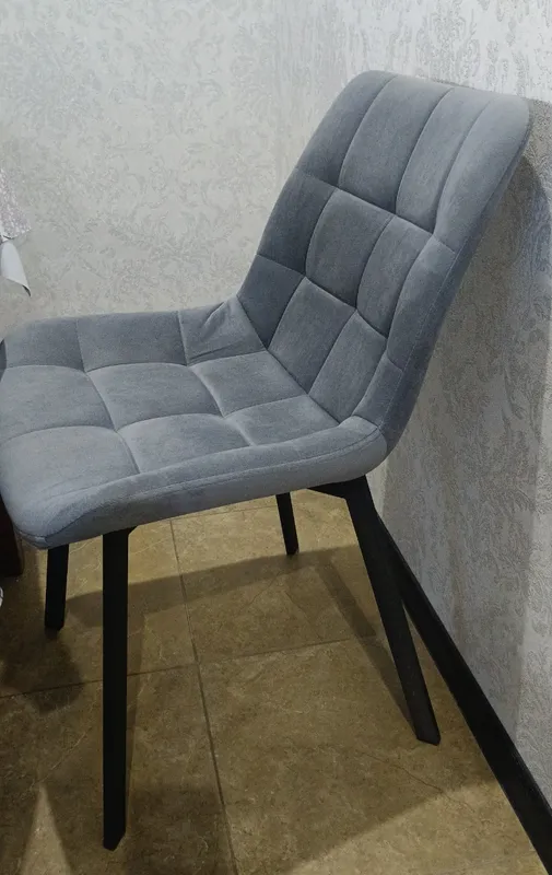 Комплект стульев Стронг 4 шт темно-серый / черный фото покупателя 175