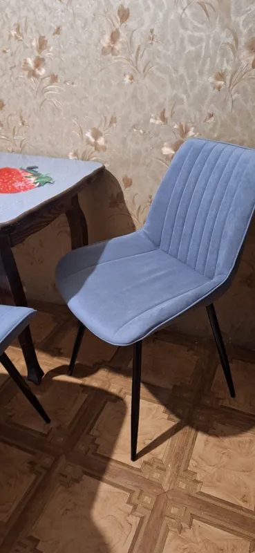 Стул на металлокаркасе Седа К крутящийся светло-серый  / белый фото покупателя 14