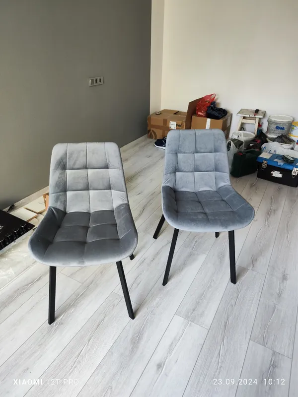 Комплект стульев Стронг 4 шт темно-серый / черный фото покупателя 139