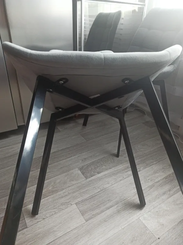 Комплект стульев Стронг 4 шт темно-серый / черный фото покупателя 157