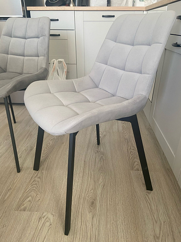 Деревянный стул Челси 360 светло-серый (zd 960) / светлое дерево фото покупателя 77