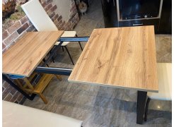 Стол Лота Лофт 120 25 мм дуб делано темный / черный матовый фото покупателя 916