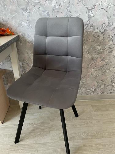 Стул на металлокаркасе Чилли синий / белый фото покупателя 687