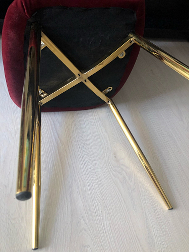 Стул на металлокаркасе Dabl 01 champagne / gold фото покупателя 31