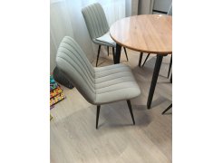 Стул на металлокаркасе Дани 01 светло-серый / черный фото покупателя 42