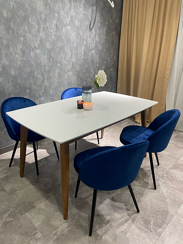 Стул на металлокаркасе Dodo blue фото покупателя 58