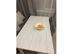 Стол Лота Лофт 140 25 мм черный матовый / бетон фото покупателя 670