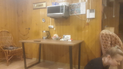 Стол Лота Лофт 140 25 мм черный матовый / бетон фото покупателя 4