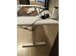 Компьютерный стол Маркос 140х80 зеленый / черный фото покупателя 16