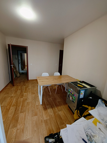 Стол Лота Лофт 140 25 мм черный матовый / бетон фото покупателя 517