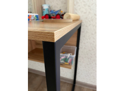 Письменный стол Клер Лофт дуб вотан / черный матовый фото покупателя 13