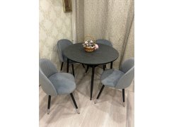 Стул на металлокаркасе Gabi gray / black фото покупателя 465