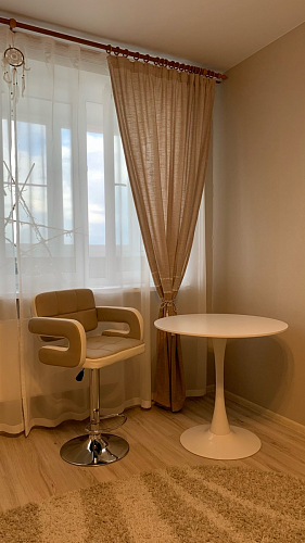 Барный стул Bent бежевый / белый фото покупателя 1