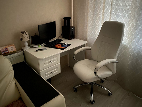 Компьютерное кресло Aragon белое фото покупателя 4