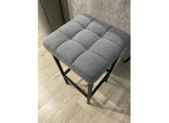 Барный стул Лофт кожзам d1 / черный матовый фото покупателя 123