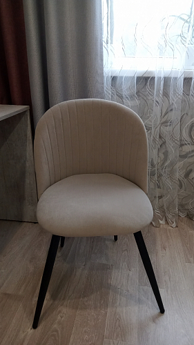 Стул на металлокаркасе Gabi gray / black фото покупателя 792