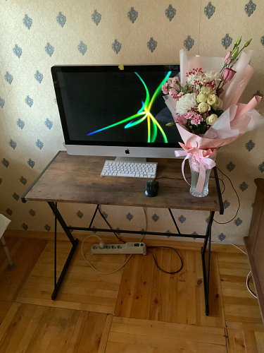 Письменный стол Wd-09/Вд-09 burnt/обгоревшее дерево фото покупателя 8