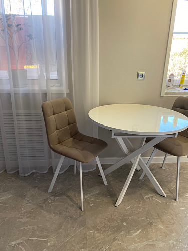 Комплект стульев Чилли 4 шт темно-серый / черный фото покупателя 476