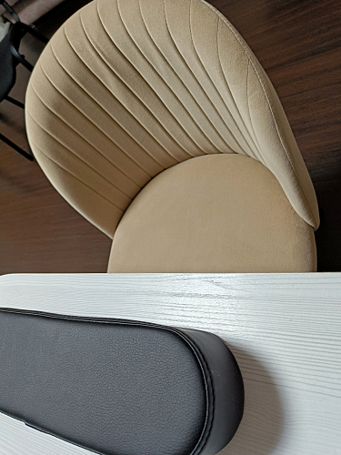 Стул на металлокаркасе Gabi gray / black фото покупателя 150