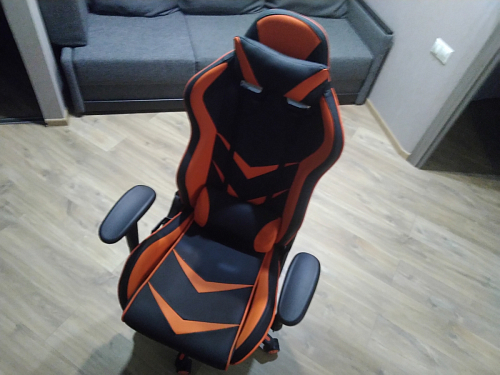 Компьютерное кресло Racer черный / красный / бежевый фото покупателя 91