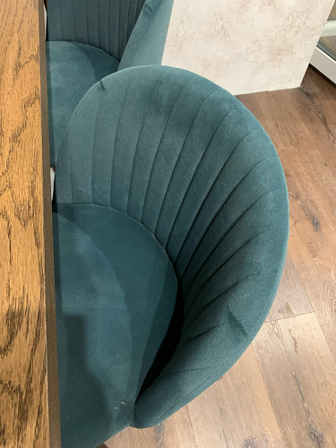 Стул на металлокаркасе Gabi green / black / silver фото покупателя 101