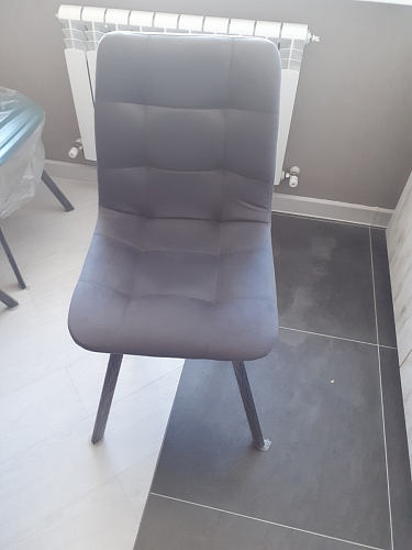 Стул на металлокаркасе Чилли синий / белый фото покупателя 1164