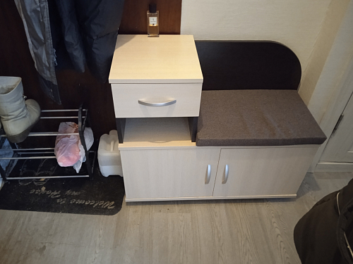 Обувница Аврора дуб млечный / венге фото покупателя 128