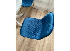 Стул на металлокаркасе Capri dark blue / black фото покупателя 133