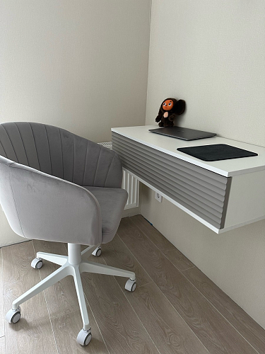 Компьютерное кресло Тибо светло-коричневый / белый фото покупателя 129