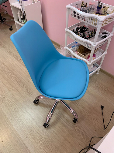 Компьютерное кресло Kolin с подушкой clear / white фото покупателя 335