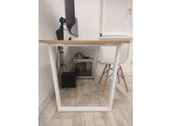 Деревянный стол Лота Лофт 120(160)х75 черный матовый / бетон светлый фото покупателя 719