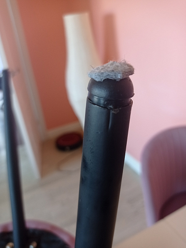 Стул на металлокаркасе Gabi 1 light purple / black фото покупателя 750