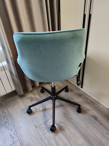 Компьютерное кресло Dublin/Дублин хром / вельвет серый фото покупателя 4