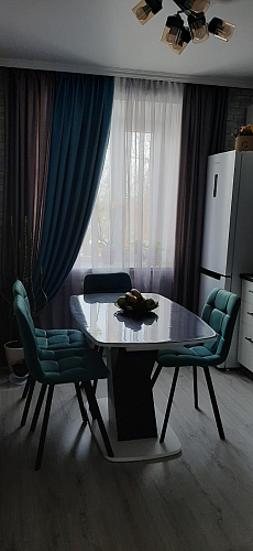 Стул на металлокаркасе Чилли черный / зеленый фото покупателя 1212