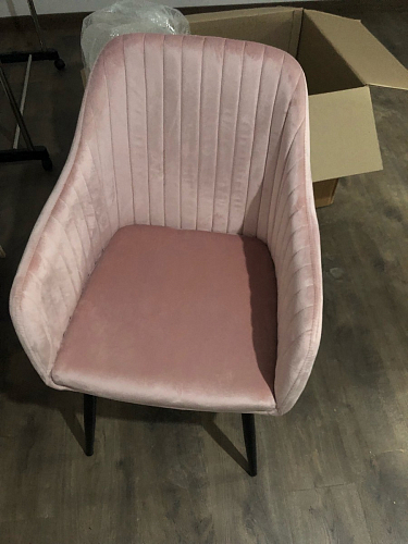 Стул на металлокаркасе Slam dark beige фото покупателя 77