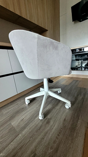 Компьютерное кресло Тибо светло-коричневый / белый фото покупателя 93