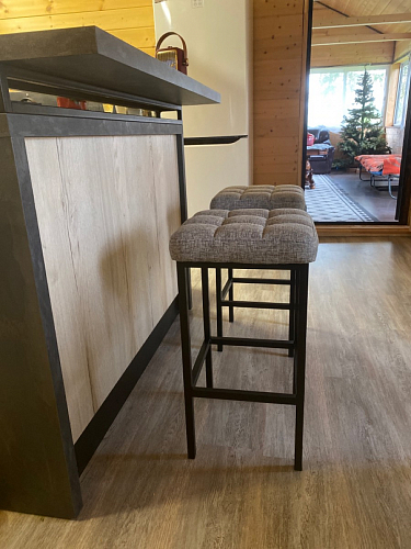 Барный стул Лофт линкольн белый / белый матовый фото покупателя 296