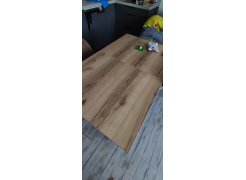 Деревянный стол Лота Лофт 120(160)х75 черный матовый / бетон светлый фото покупателя 458