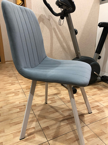 Стул на металлокаркасе Sling white / gray фото покупателя 2